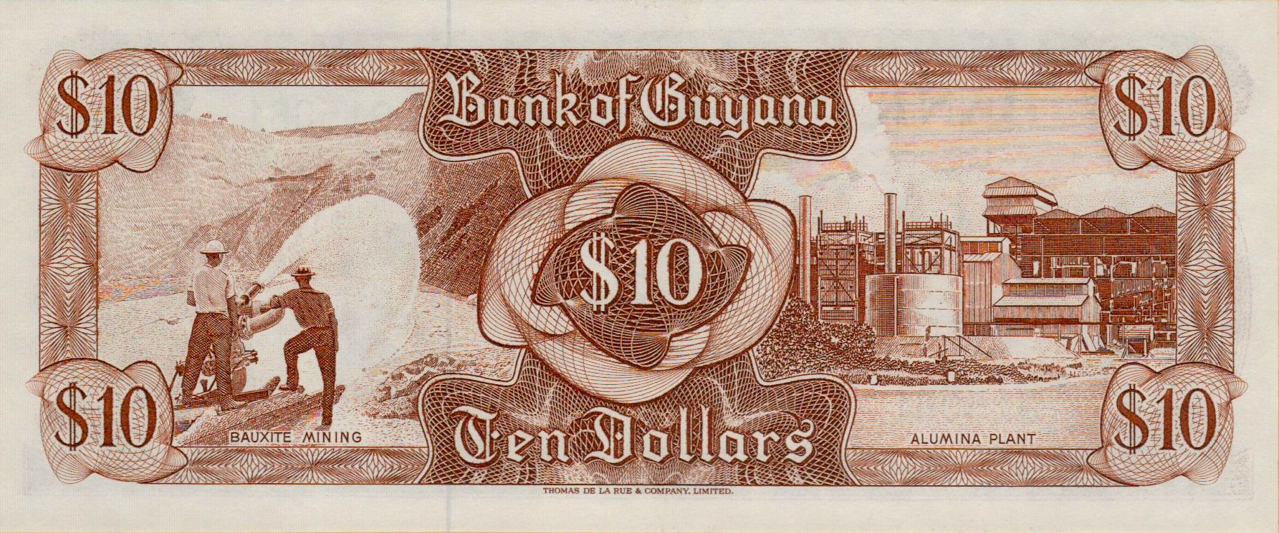 Guyana 10 1966 UNC P-23/f
